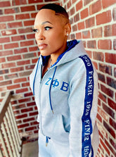 Zeta Grey Tapered Jacket (Unisex Size)